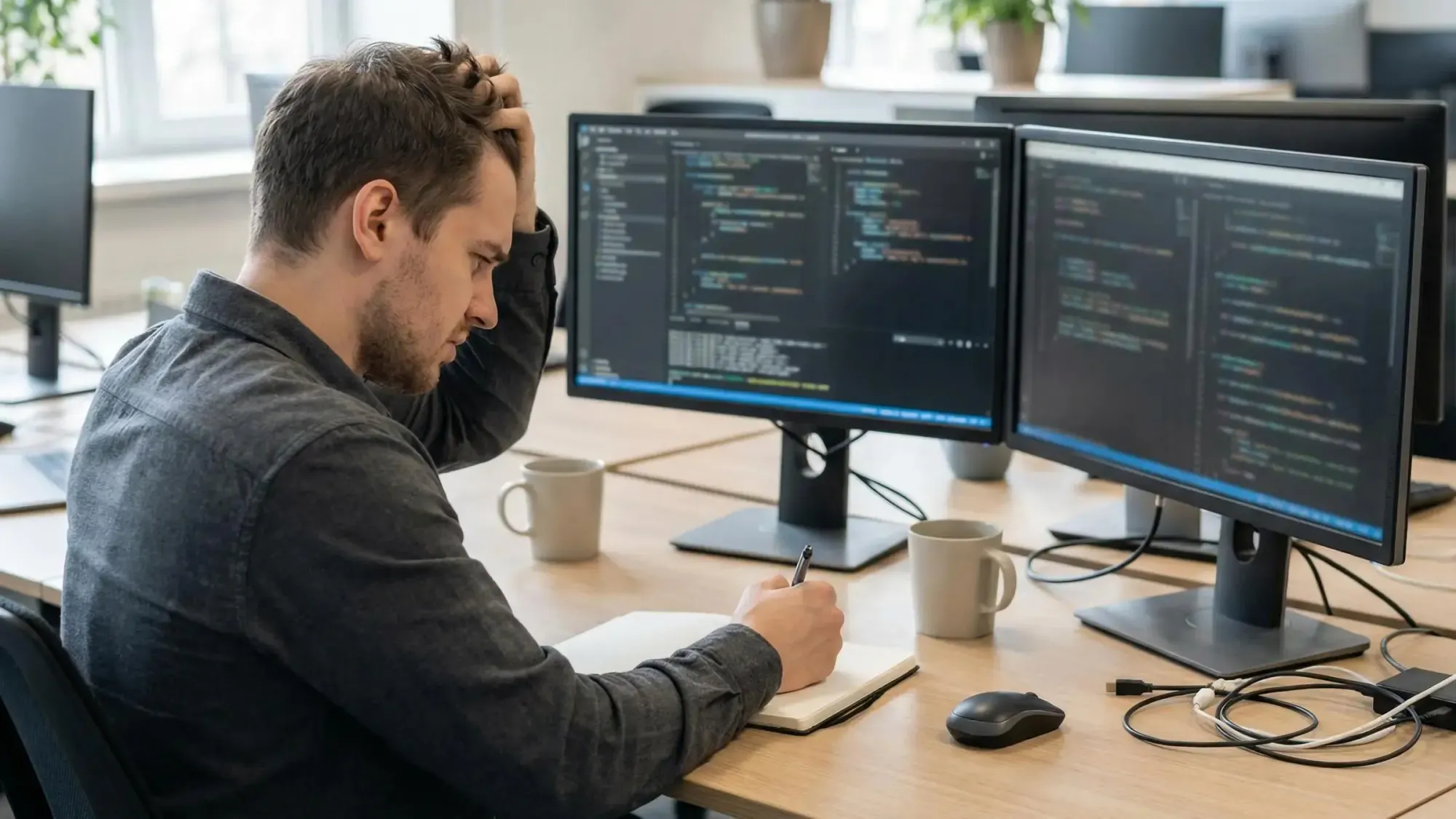AI can't see full codebase due to limited access and context constraints