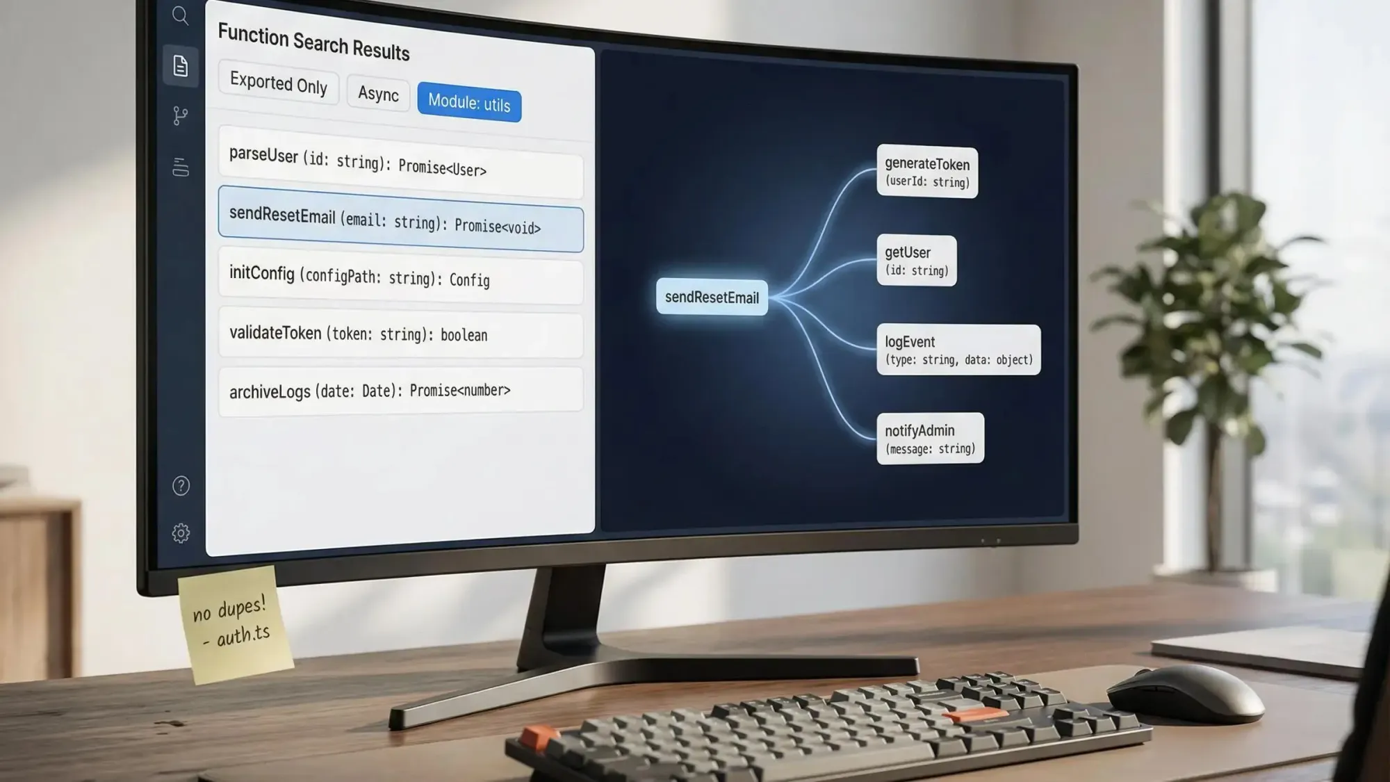 Visualizing function search across codebase with Pharaoh using MCP Knowledge Graph