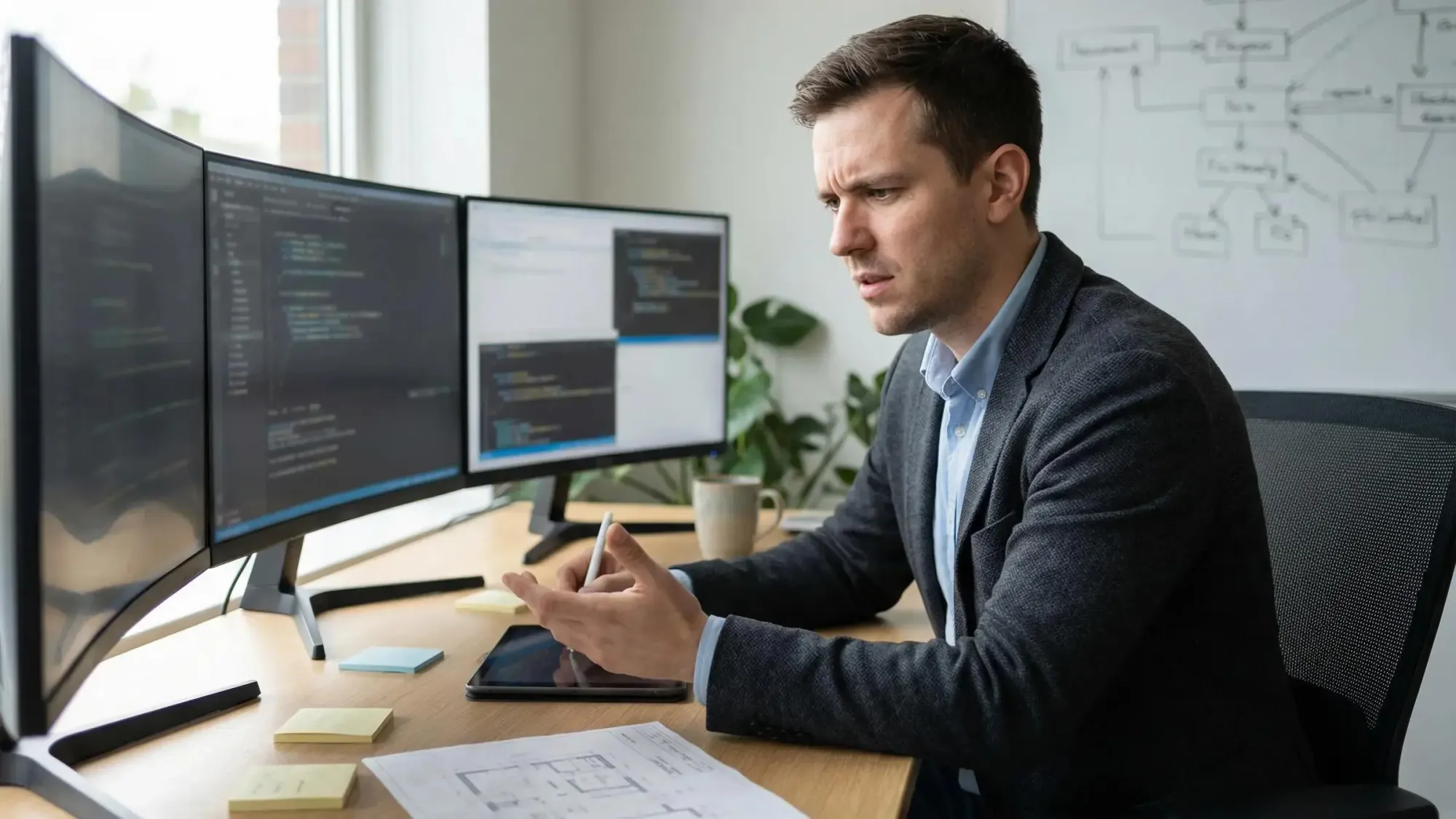 Diagram showing steps on how to give AI full codebase context for better code workflow understanding