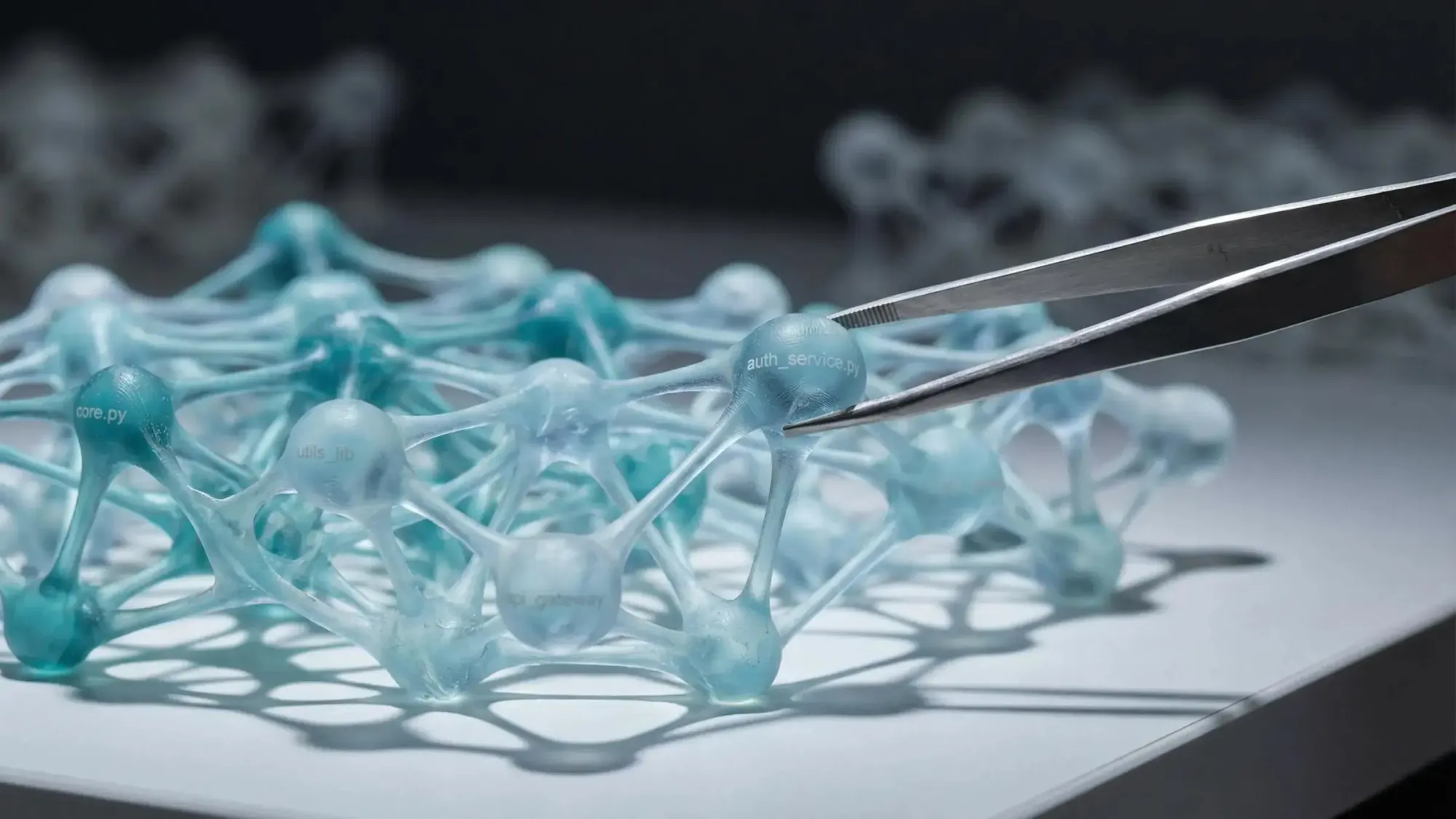 Dashboard of a code analysis tool for solo developers showing code issues and suggestions