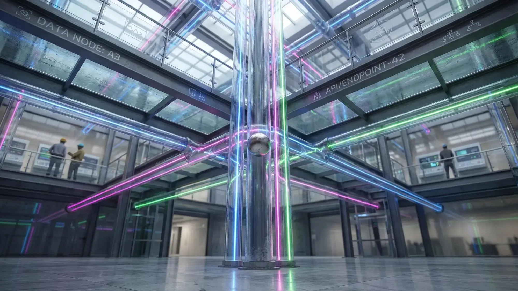 Diagram explaining what is mcp model context protocol and how MCP solves context-sharing issues in networks