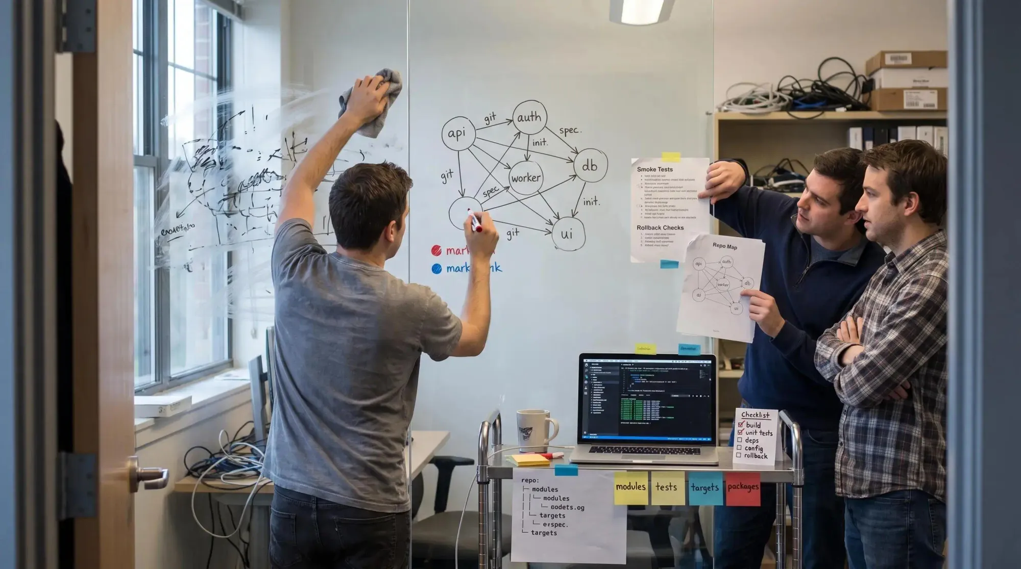Practical rollout plan showing what to include in a software architecture graph