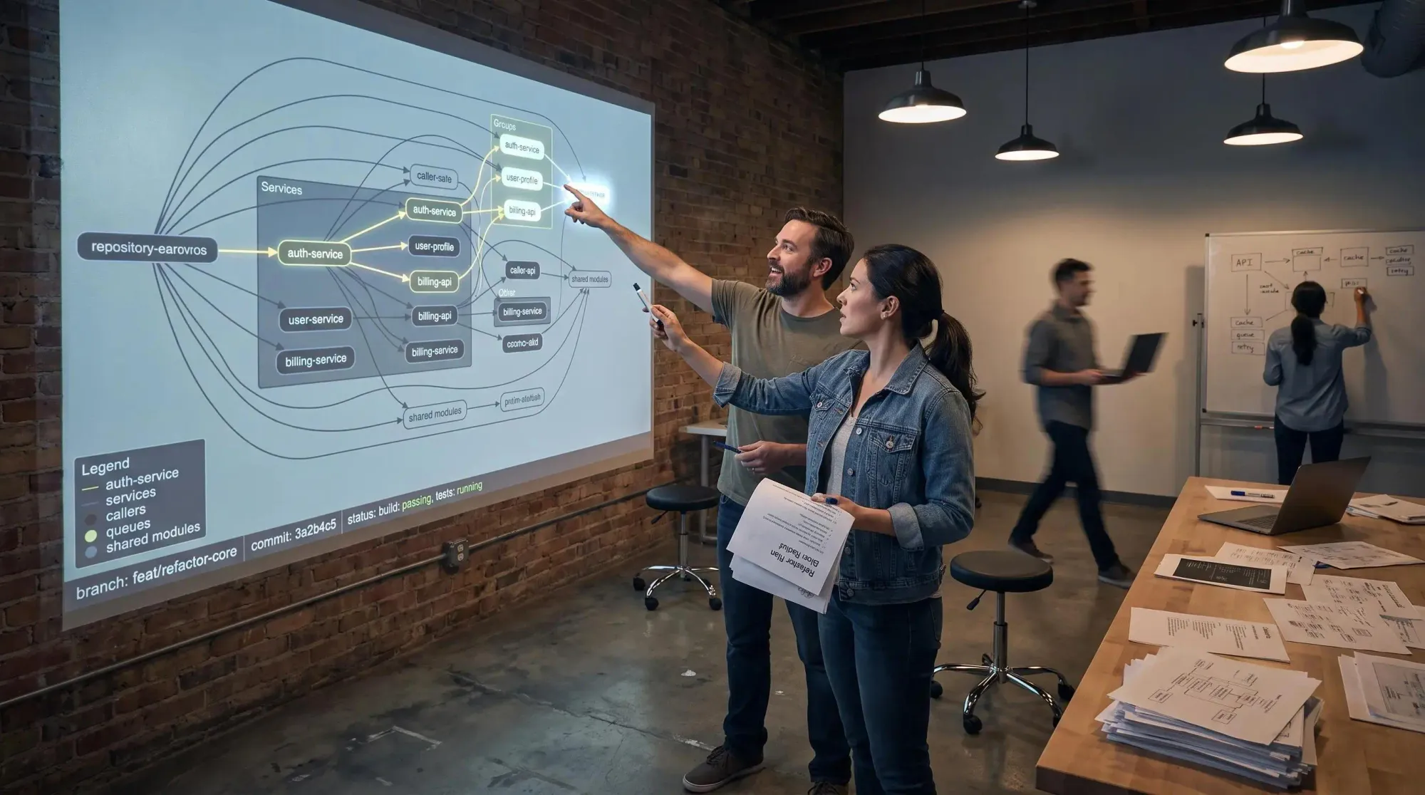 Pharaoh dashboard for software architecture visualization tools