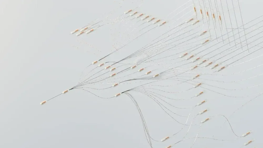 Abstract digital network visual for codebase intelligence tool comparison 2026