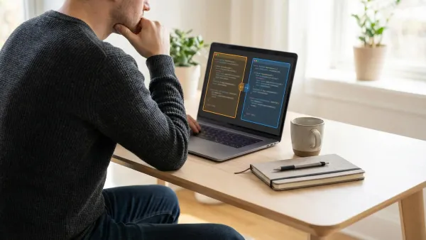 AI coding tool writes redundant functions in code editor, highlighting inefficiency concerns
