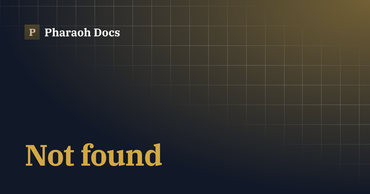 Check Test Coverage | Pharaoh Docs